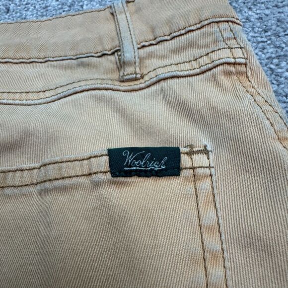 Woolrich Canvas Carpenter Pants Men 34x32 Brown Tan Cotton Straight Utility Work - Picture 6 of 16